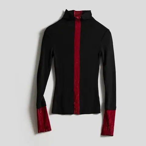 Seeslim лоскутная водолазка из мода, женская