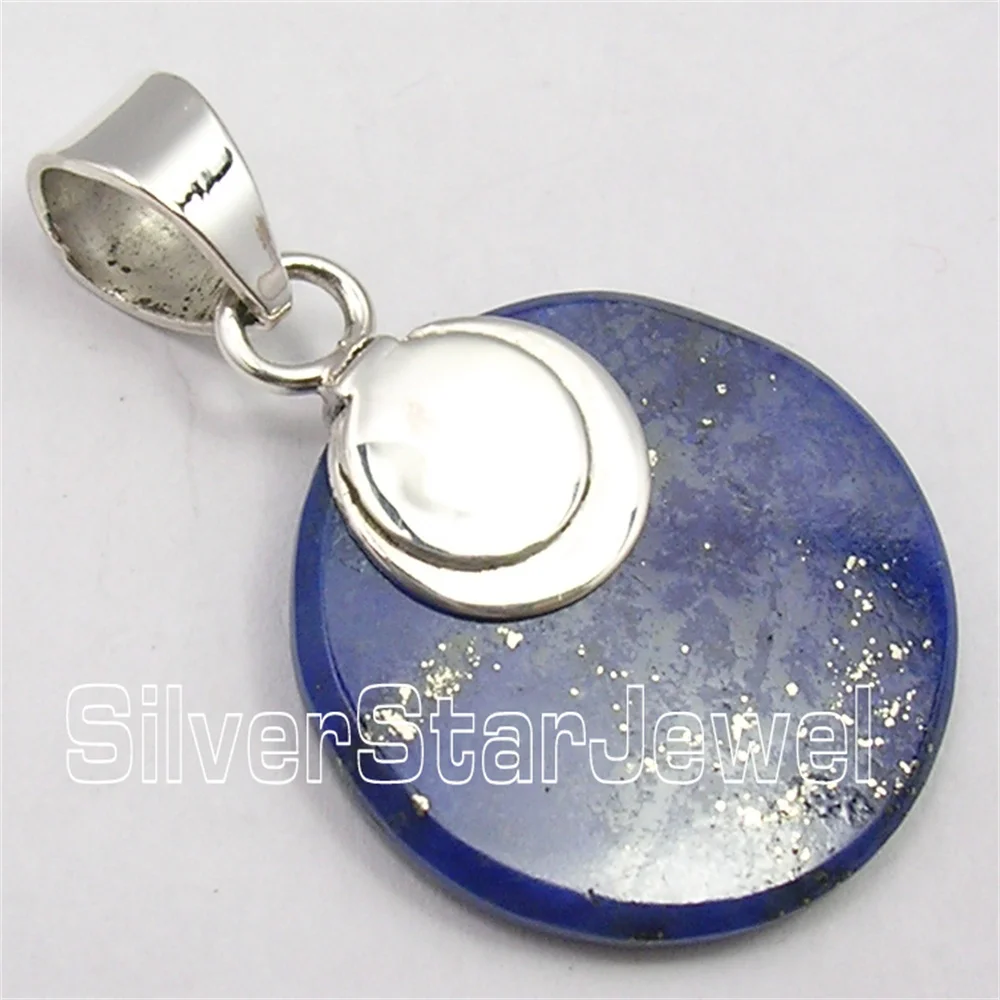 

Many Color India Semi-precious Stone Pendant 1.4"