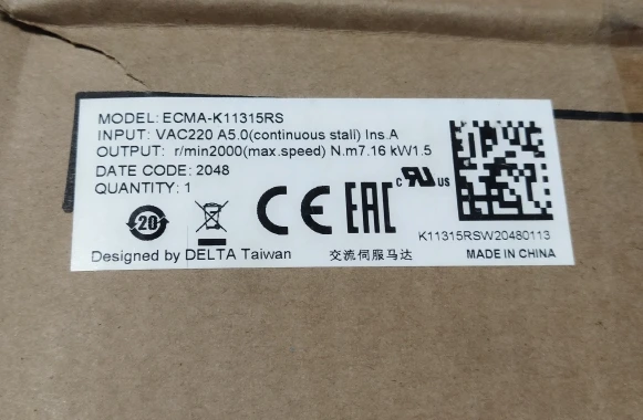 ECMA-K11315RS Новый оригинальный серводвигатель Delta на складе