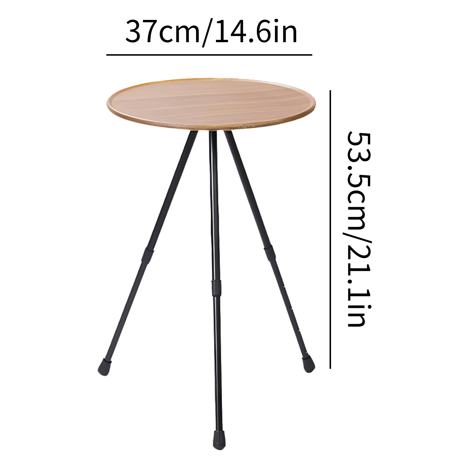 Portable Dining Table Round Folding Table Outdoor Camping Table Aluminum Alloy Picnic Table Computer Bed Table Camping Furniture images - 6