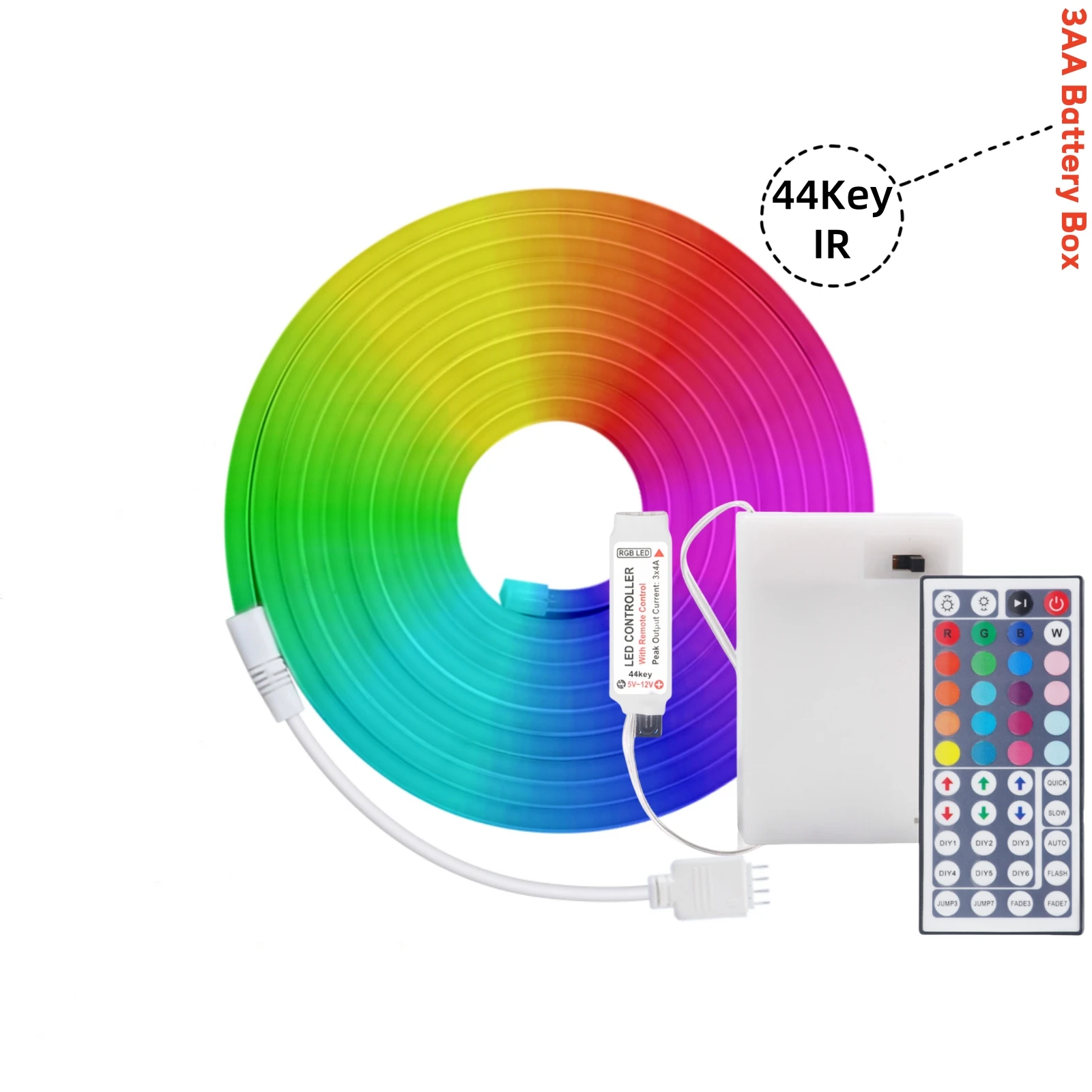 

HEGEHE RGB неоновая лента 5В для домашнего декора