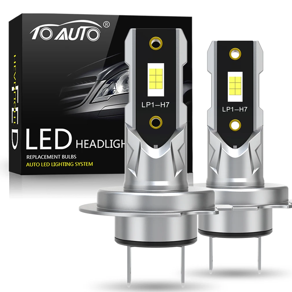 20000LM H7 LED Headlight Kit Mini Bulb 100W CSP 3570 for Car Headlamp Auto Fog Lamps Canbus H7 Led Turbo Automobile 12V 6000K