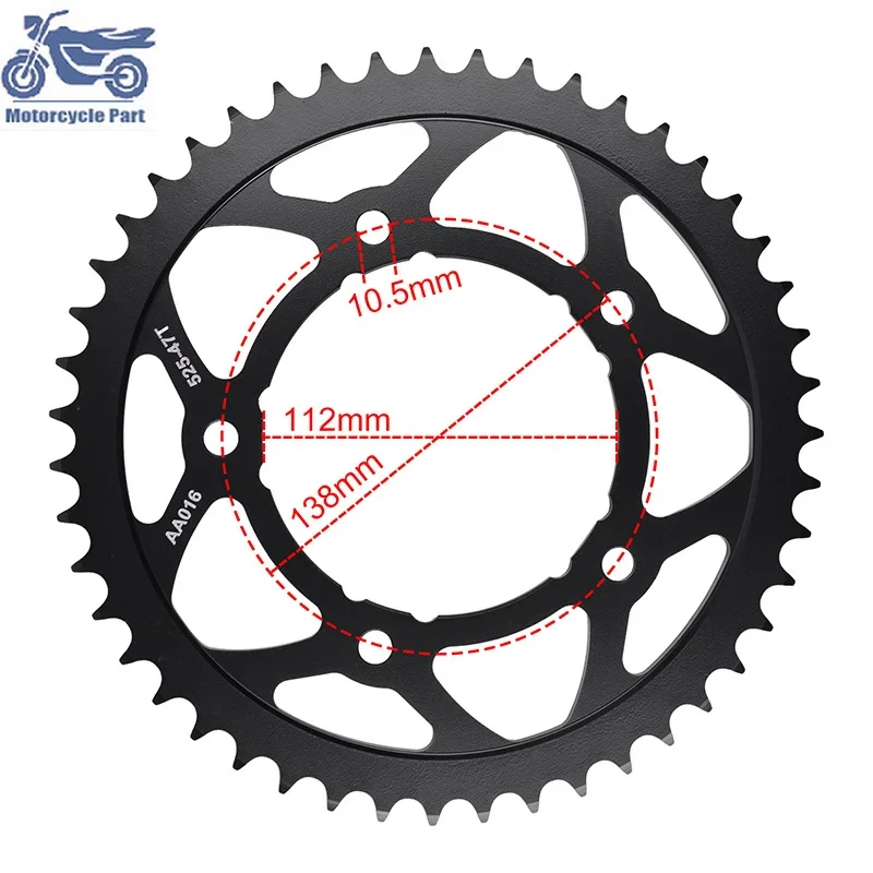 Задняя звездочка 41T 45T 47T из карбюрированной стали для YAMAHA YZF-R1 YZF R1 15-22 900 Nikken MT-09 MT09
