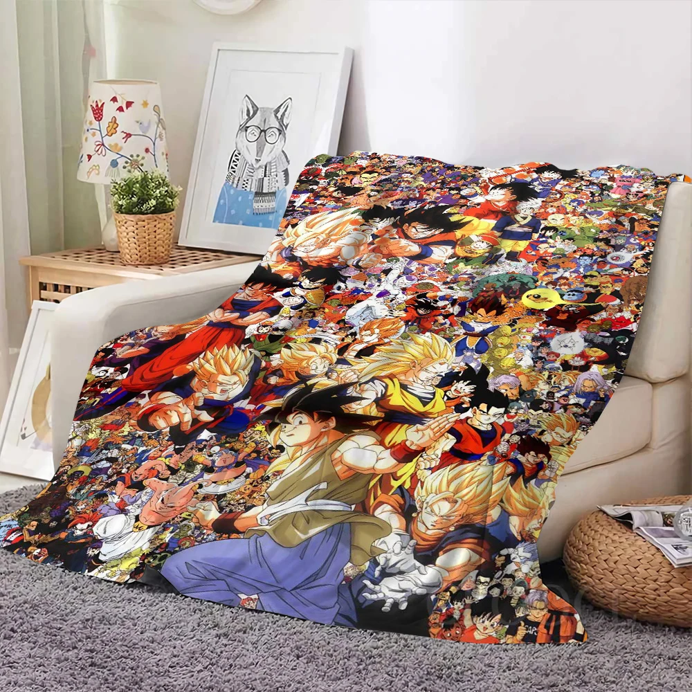 

CLOOCL Anime Goku Flannel Blankets Fashion Home Blanket for Bedroom Throw Blanket Adults Kids Nap Office Blanket Drop Shipping