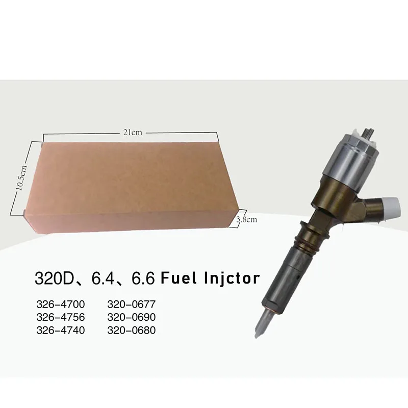 320-4740 Высококачественный новый дизельный топливный инжектор 3204740 для C6.4 315D 318D 319D