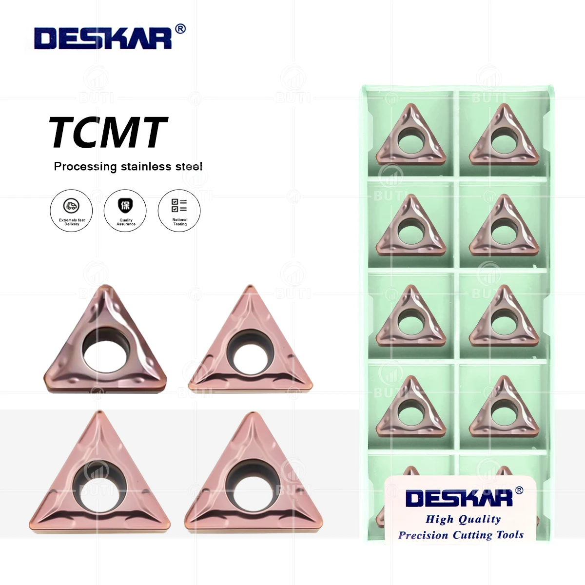 DESKAR TCMT 110204   TCMT 110208   TCMT16T304 TCMT16T308 LF6118 100% оригинальный токарный станок с ЧПУ, режущие инструменты для внутреннего круга, инструмент для лезвий Hardmeta