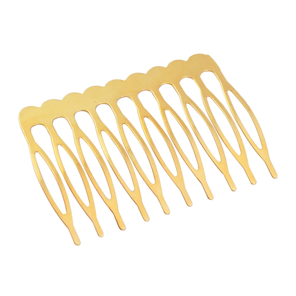 

Hair Comb Bridal Metal Women Side Accessories Combs Inserted Wedding Veil Wire Clip Pieces Clips Diy Headdress Teeth Iron