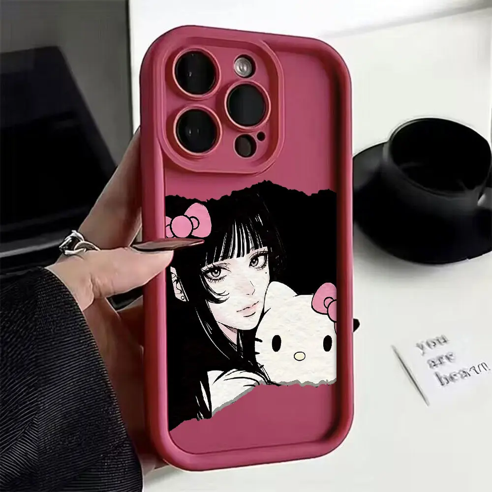 Чехол для телефона с изображением аниме Tomie Kawakamis Hello Kittys OnePlus 12 12R 11 11R 10R 8T Nord CE 2 3 4