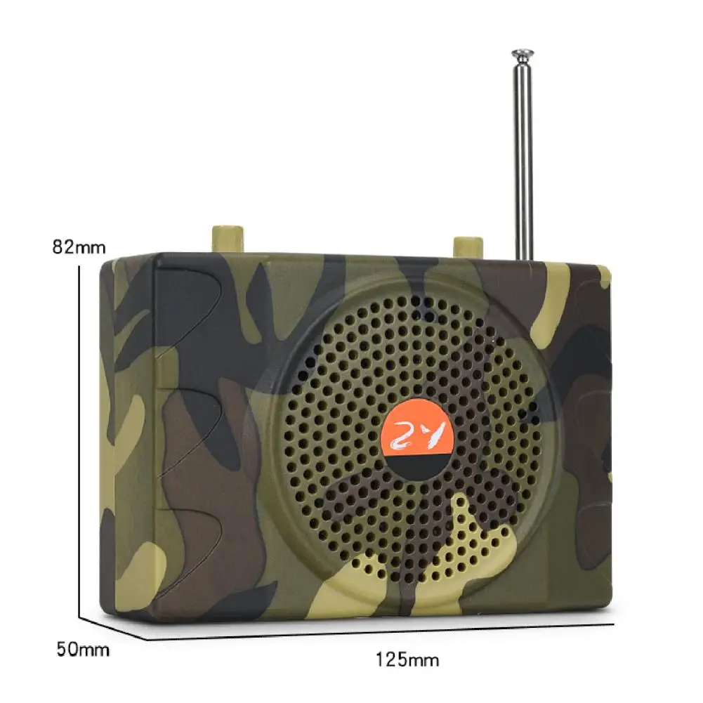 E-898 Megaphone HiFi Intelligent Infrared Remote Controller Camouflage Bluetooth Megaphone Wireless MP3 Speaker for Teaching images - 6