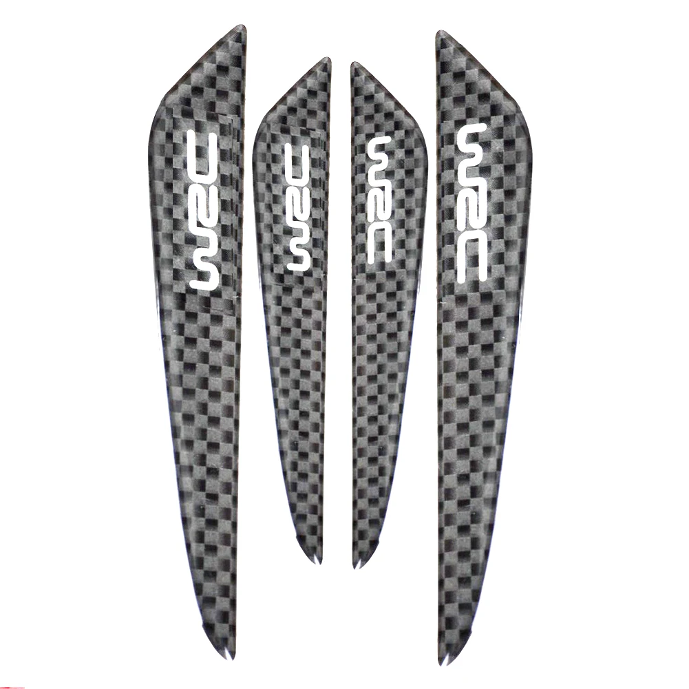 

4pcs/set Protection Trim Molding Universal Scratchproof Bumper Styling Durable Accessories Carbon Fiber Car Door Protector