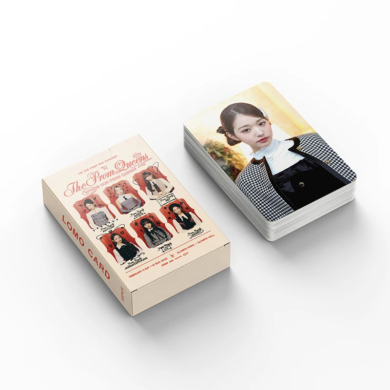 55pcs/set KPOP IVE LOVE DIVE ELEVEN Lomo Cards Photocards Album LIZ Girls Group Eleven Fans Collection Gift Postcards Photo Card