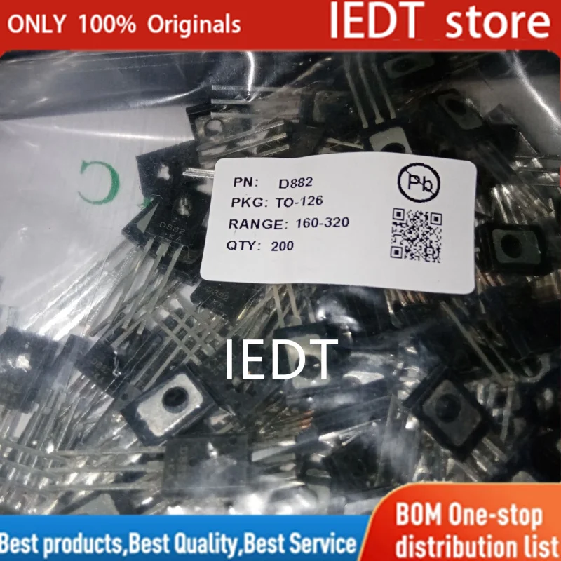 

10PCS /LOT D882 2SD882 TO-126 100% Original