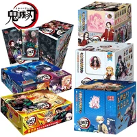 demon slayer no yaiba paper card letters one games children anime peripheral character collection kids gift playing card toy