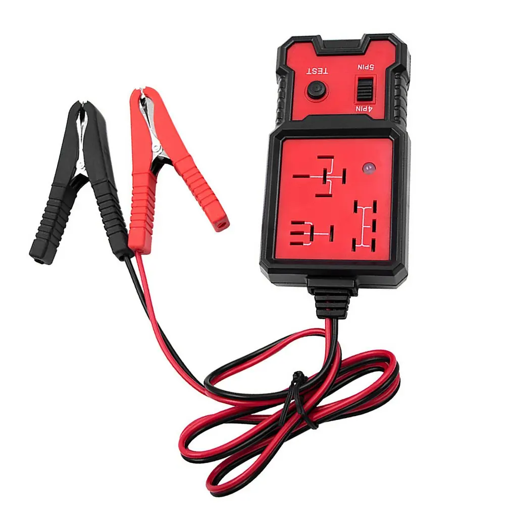 

Автомобильный тестер реле 12 В, автомобильный тестер реле, электронный тестер напряжения, универсальный тестер реле для автомобилей, тестер ...