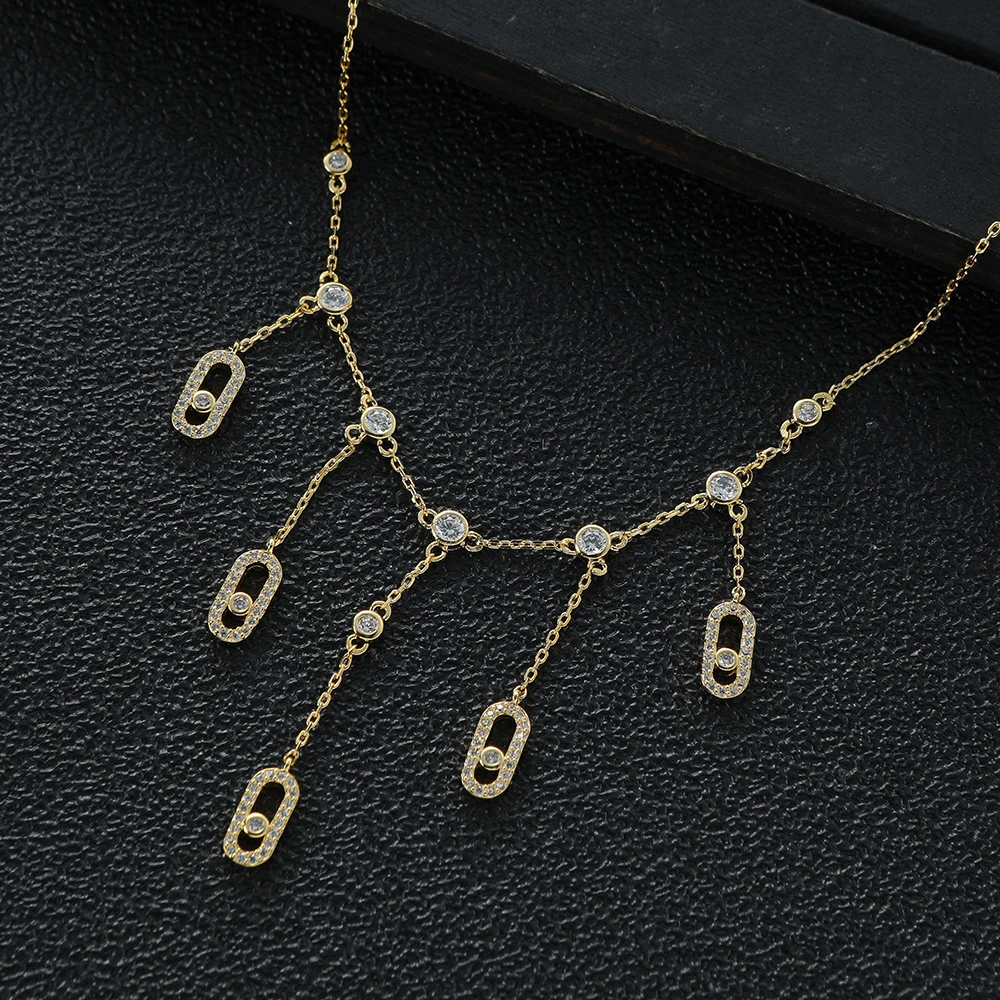 И модное ожерелье с геометрическим рисунком женская подвеска для подарка