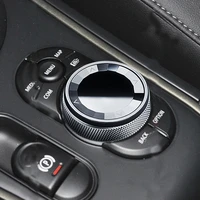 car knob cover multimedia buttons cover idrive stickers for bmw mini cooper clubman countryman f54 f55 f56 f57 f60