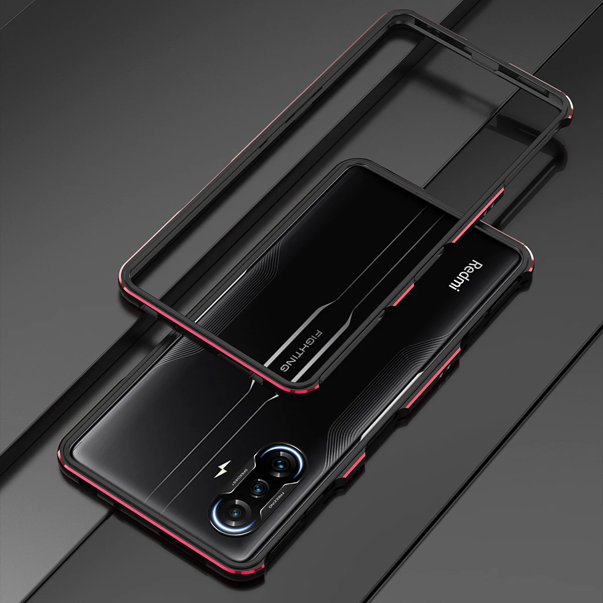 

Роскошный металлический бампер для телефона Xiaomi Redmi K40 Gaming Enhance Edition, чехол с алюминиевой рамкой, противоударный защитный чехол