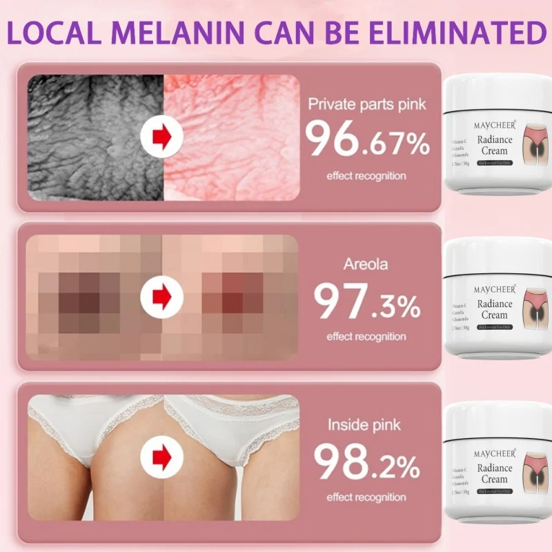 Крем для отбеливания и затемнения тела MAYCHEER увлажняющий тонкий крем подмышек рук