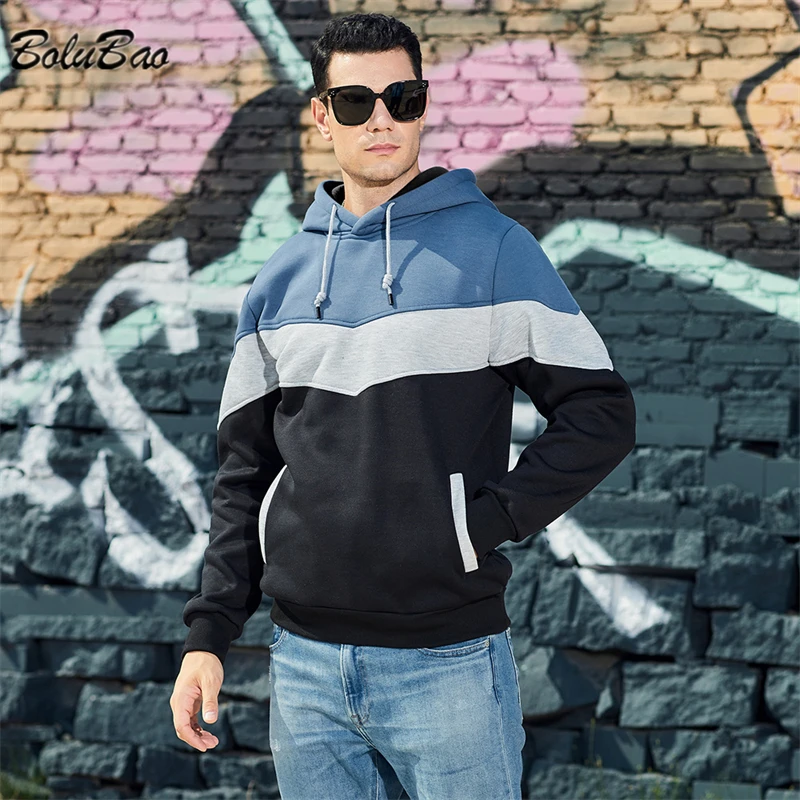 

BOLUBAO 2022 Men's Hoodies Sweatershirt Autumn Winter New Hooded Trendy Tops High-Quality Design Hoodies Sweatershirt Men