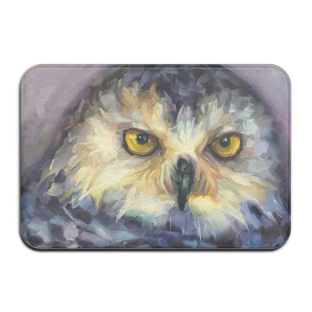 Напольный коврик с рисунком совы нескользящий ковер для гостиной спальни ванной