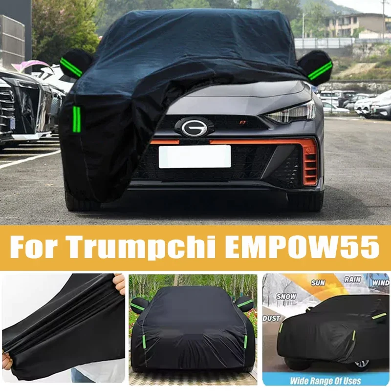 Фото Чехол для автомобиля Trumpchi EMPOW55, всесезонный, для улицы, защита от солнца, УФ-излучения, дождя, снега, пыли, из ткани Оксфорд, аксессуары №2