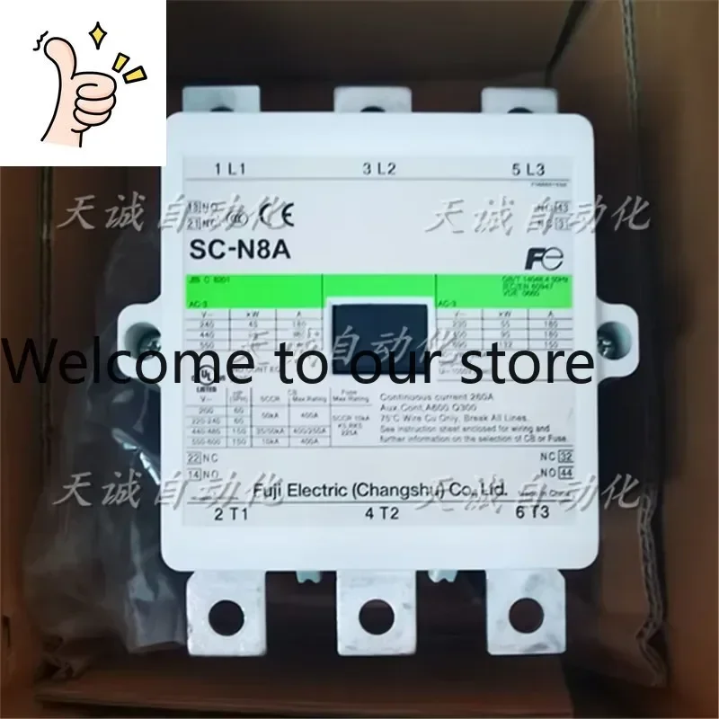 Фото Оригинальный контактор переменного тока Changshu Fuji SC-N8A 2026 года, напряжение 110В, 220В, 380В, в наличии №1