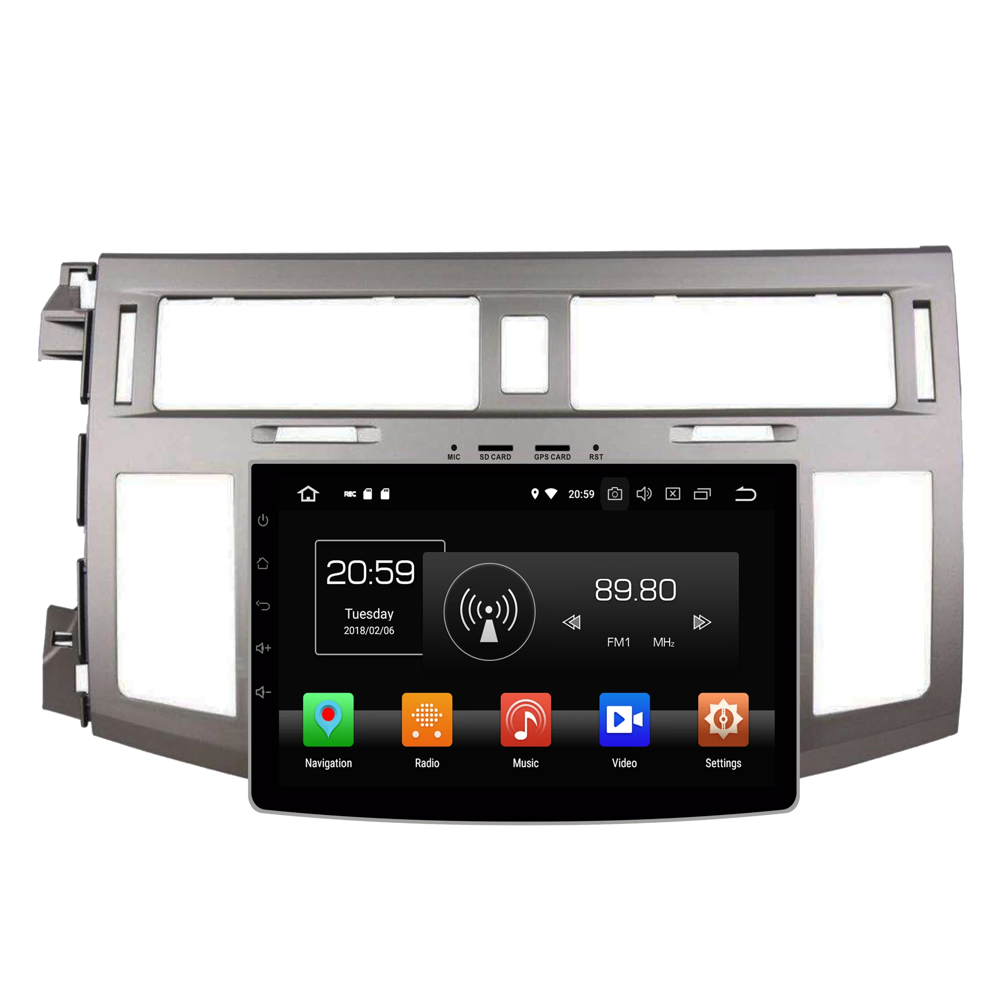 

9" 2 Din 8 Core 8+128G MT8667 Android 11 Car DVD Player For Toyota Avalon 2008-2010 Multimedia Carplay Audio Stereo Radio DSP
