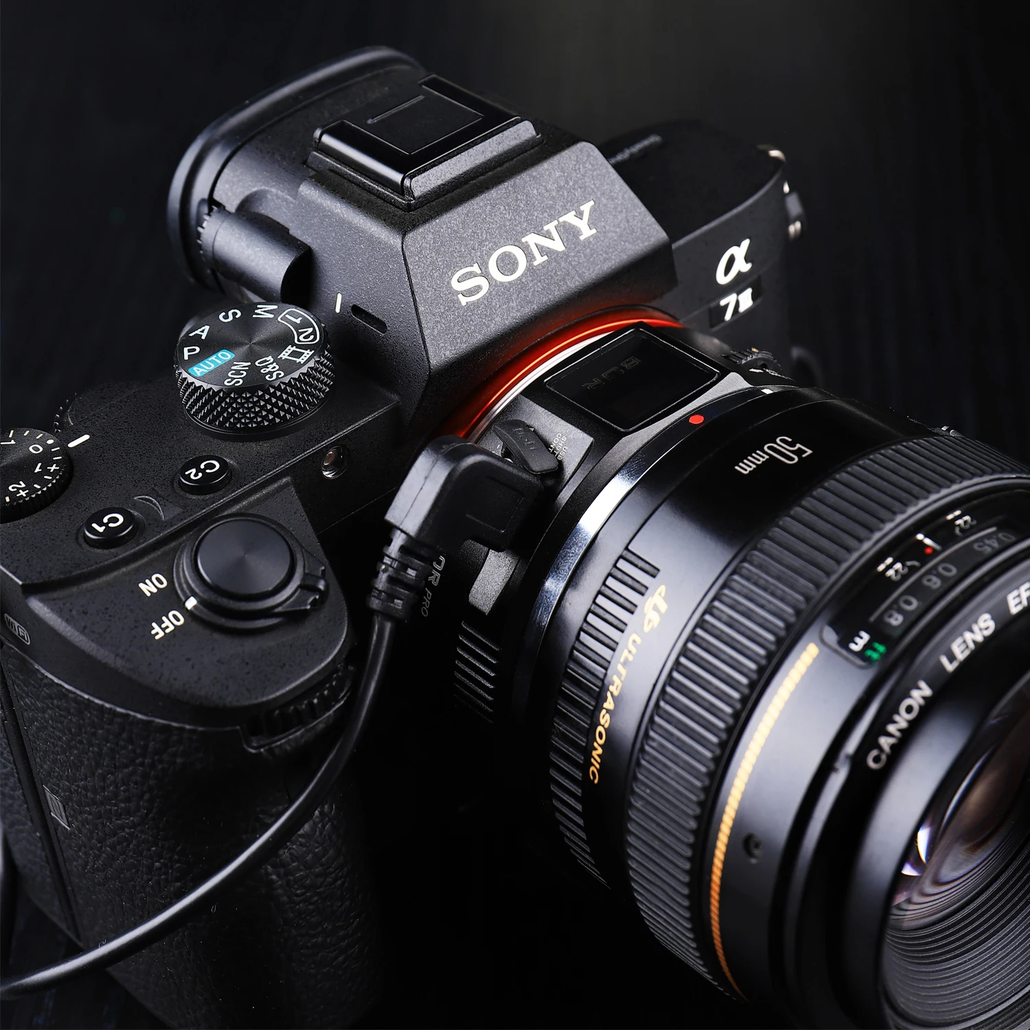 Переходное кольцо для объектива камеры BOR Pro WIZSTACK EF-E крепления Canon EF EF-S с
