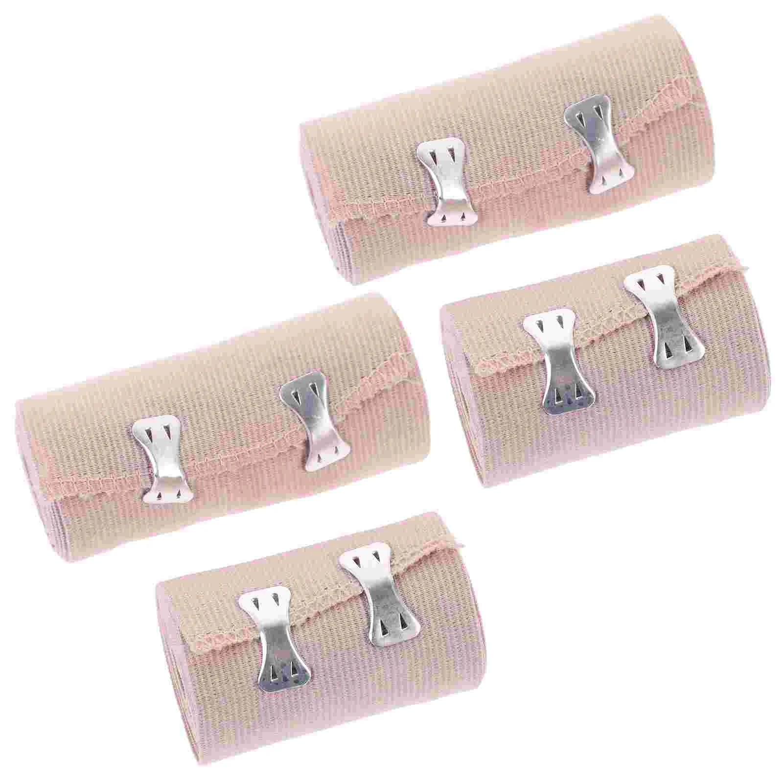 4 шт. эластичные медицинские бинты компрессионный рулон с дополнительными