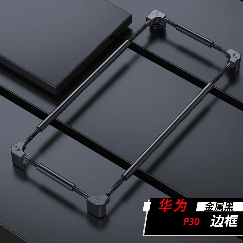 Original Metal Bumper Phone Case For Huawei P50 P40 P30 Aluminium Frame Protective Cover Fashion Shell Nova 9 8 7 Mate 40 30 Pro