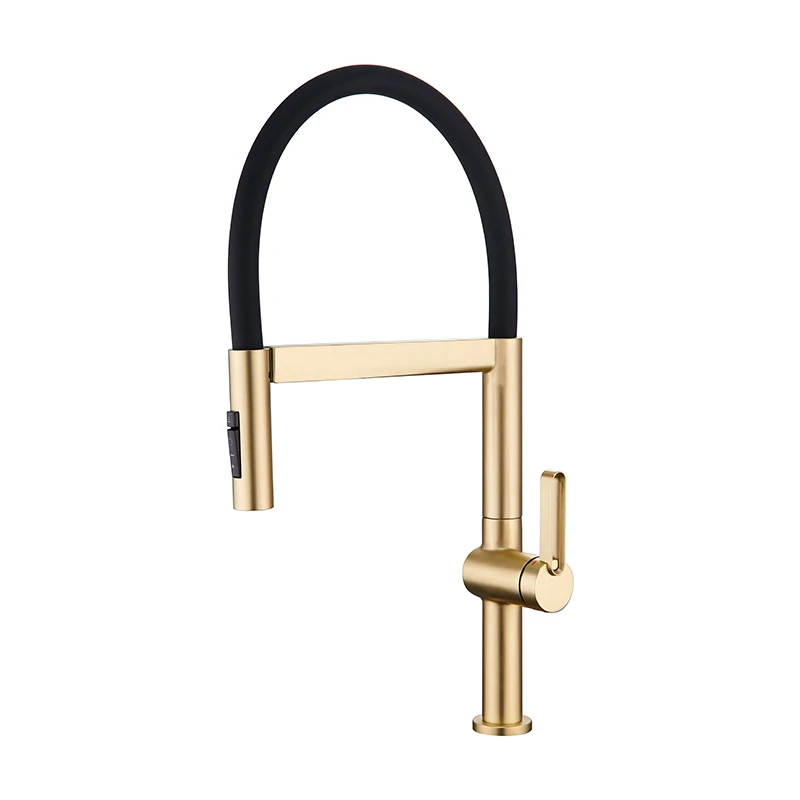 VGX матовый кухонный смеситель, смесители для раковины, резиновый распылитель, поворотный кухонный смеситель, кран для горячей и холодной воды