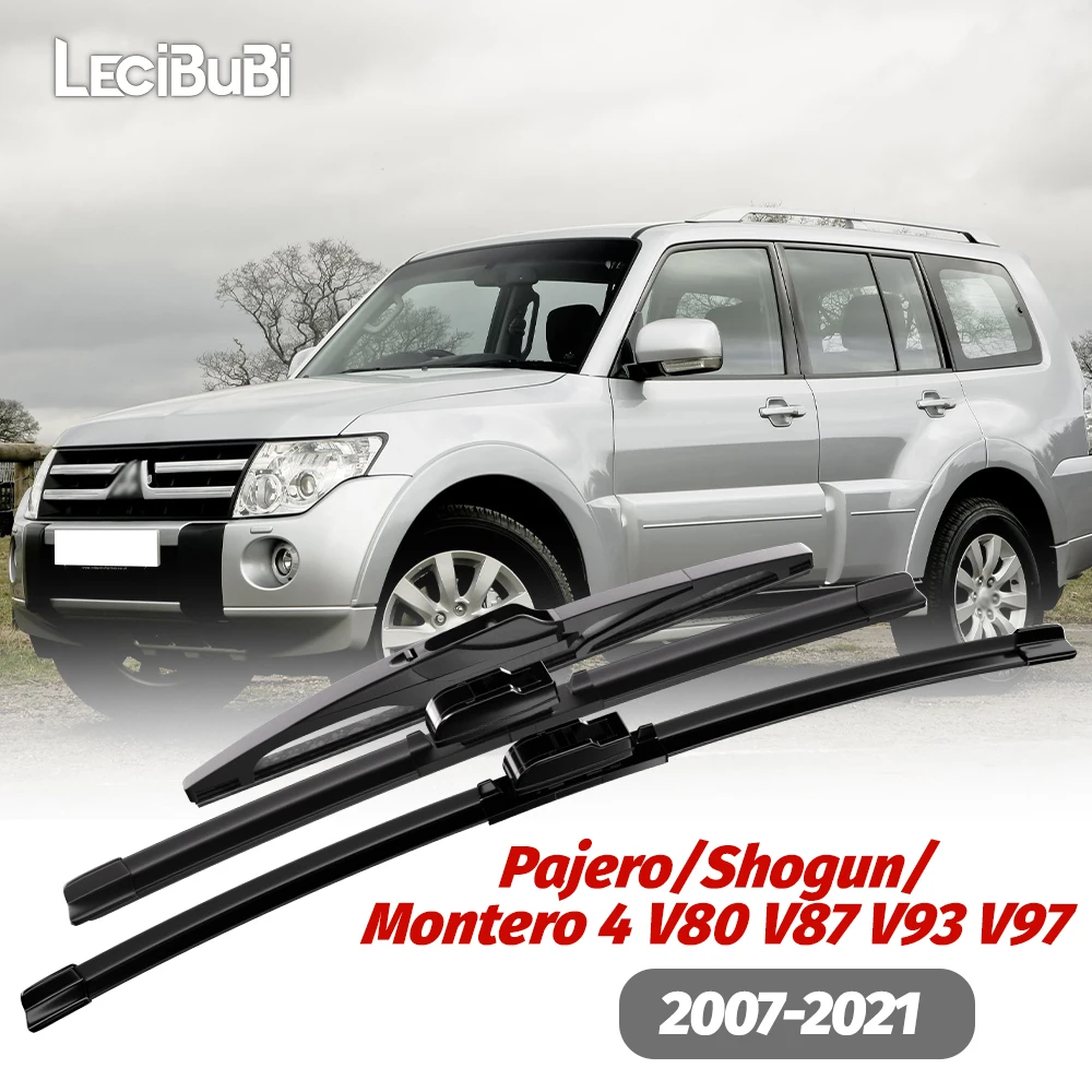 

1 комплект передних и задних щеток стеклоочистителя, дворники для Mitsubishi Pajero Shogun Montero 4 V80 V87 V93 V97 2007-2021