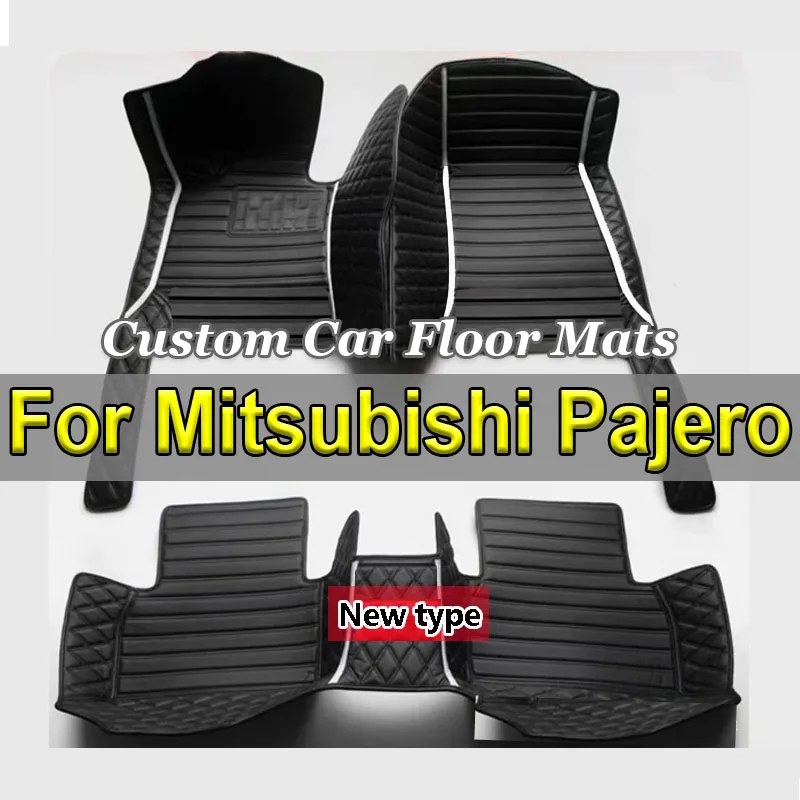 Детали автомобильных ковриков для Mitsubishi Pajero (5 мест) 2024 2023 2022 2021 2020 2019 2018 2017 2016 2015 2014
