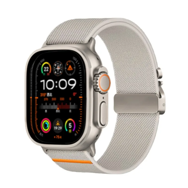 Нейлоновые ремешки для Apple Watch ultra 2, ремешок 49 мм, 45 мм, 46 мм, 44 мм, 42 мм, 40 мм, 41 мм, браслет Correa, браслет IWatch Series 10 8 7 6 SE 3 9 Band (art.: 3920cc8bc756b) - 3920cc8bc756b
