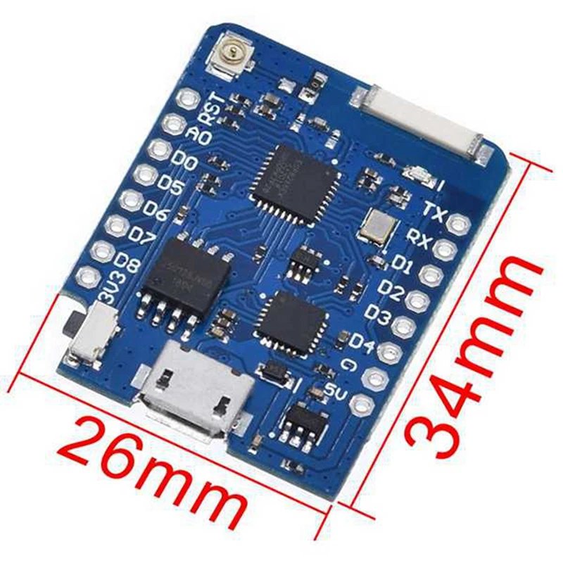 

D1 Mini Pro 16M байт внешний антенный разъем на основе Nodemcu ESP8266 ESP-8266EX CP2104 WIFI макетная мини-плата