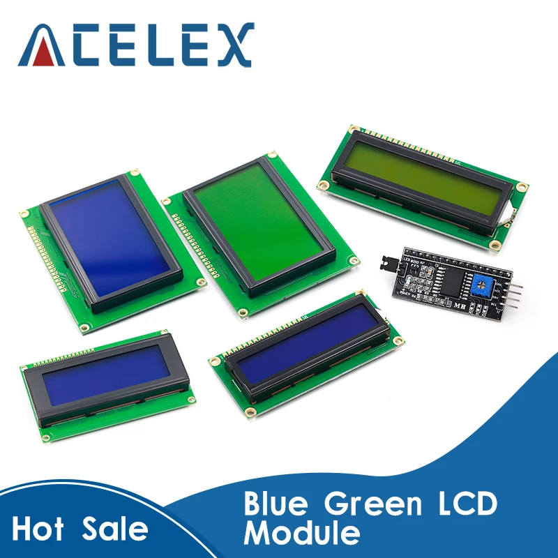 1PCS LCD module Blue Green screen IIC/I2C 1602 for arduino 1602 LCD UNO r3 mega2560 LCD1602