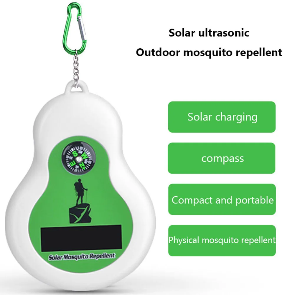 Ультразвуковой отпугиватель комаров на солнечной батарее многофункциональный