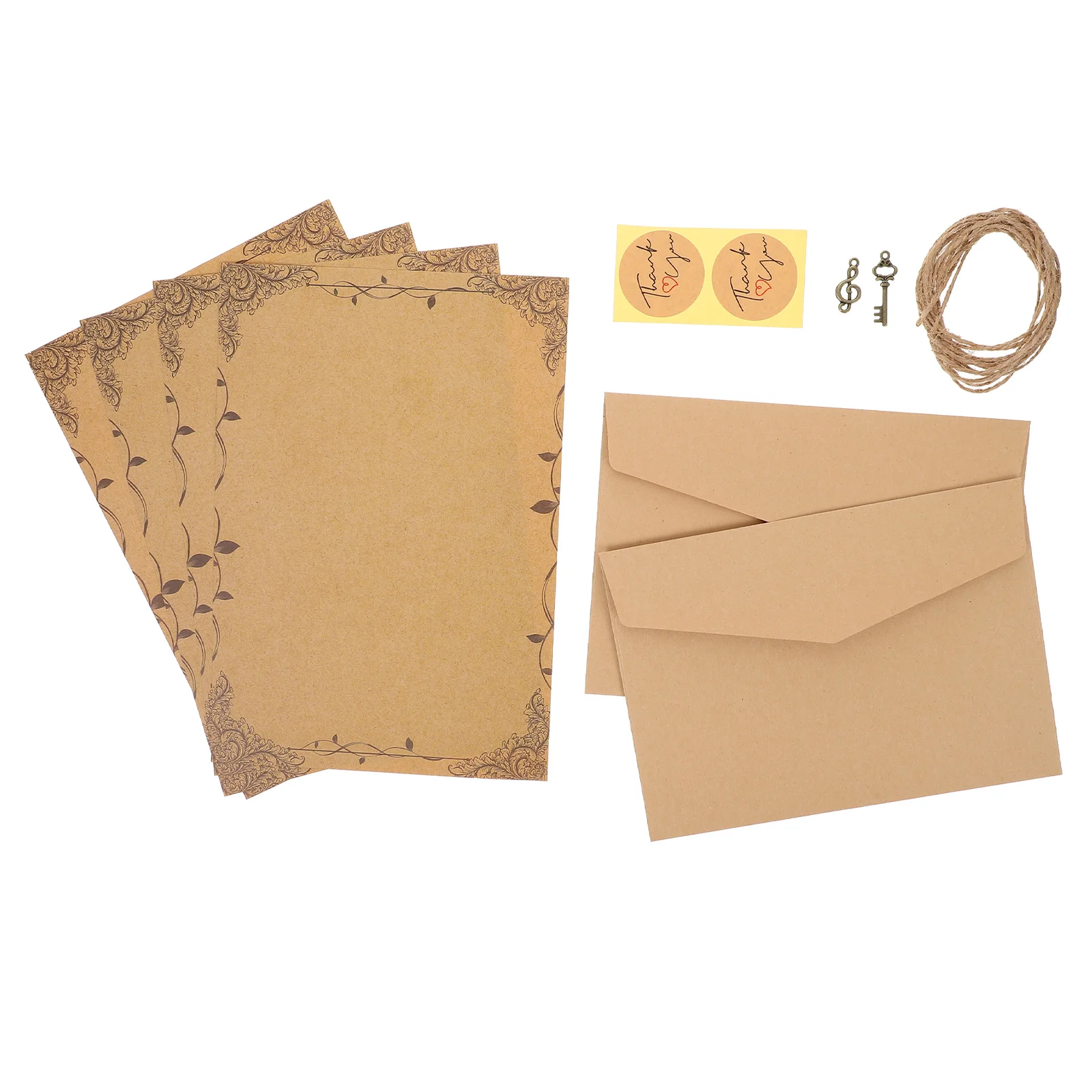 

3 Sets Writing Paper Envelope Set Letter Paper Envelope Set Festival Gifts