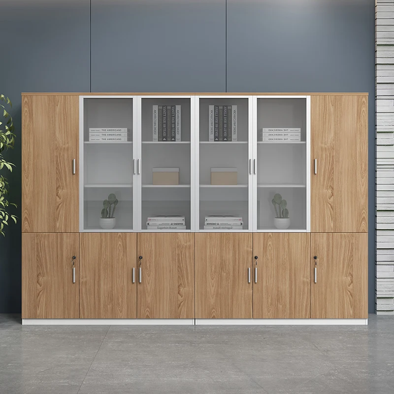 

Brown Tilting Filing Cabinets Rangement Corner Aluminium Space Saving Office Cupboards Designer Arcade Cajonera Home Furniture