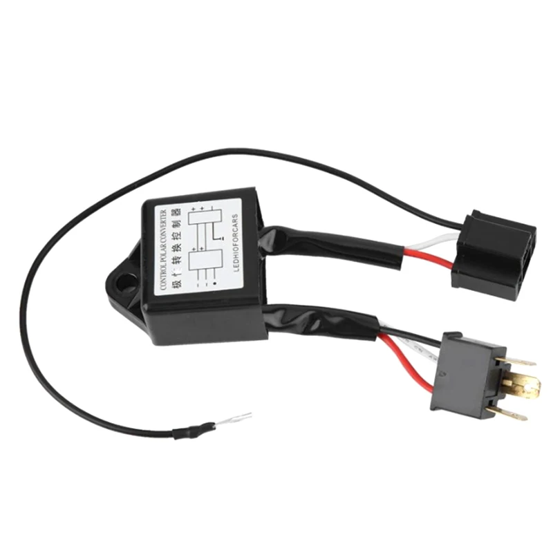 

1 шт. автомобильные светодиодные фары с обратной полярностью, полярный инвертор, положительный отрицательный переключатель, адаптер жгута проводов для H4, ксеноновая лампа