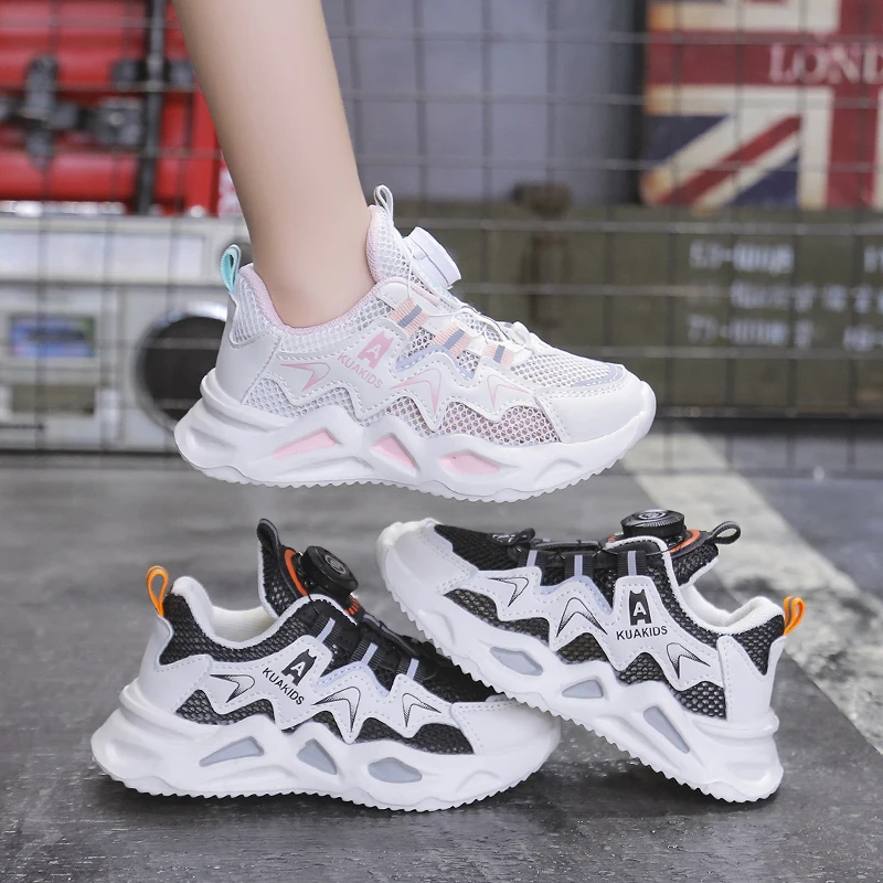 

Size 26-36 Children Casual Shoes Fashion Elastic Band Sneakers For Kids Boys Girls Non-slip Sport Shoes For Child trainers tenis