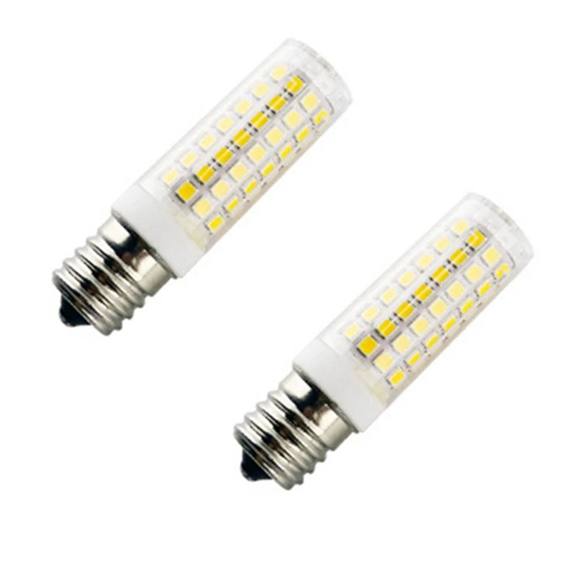 

E17 LED Bulbs Dimmable 9W Microwave Over Stove Bulb, Daylight White 6500K, Fit For Whirlpool GE Kenmore LG 2 Pack
