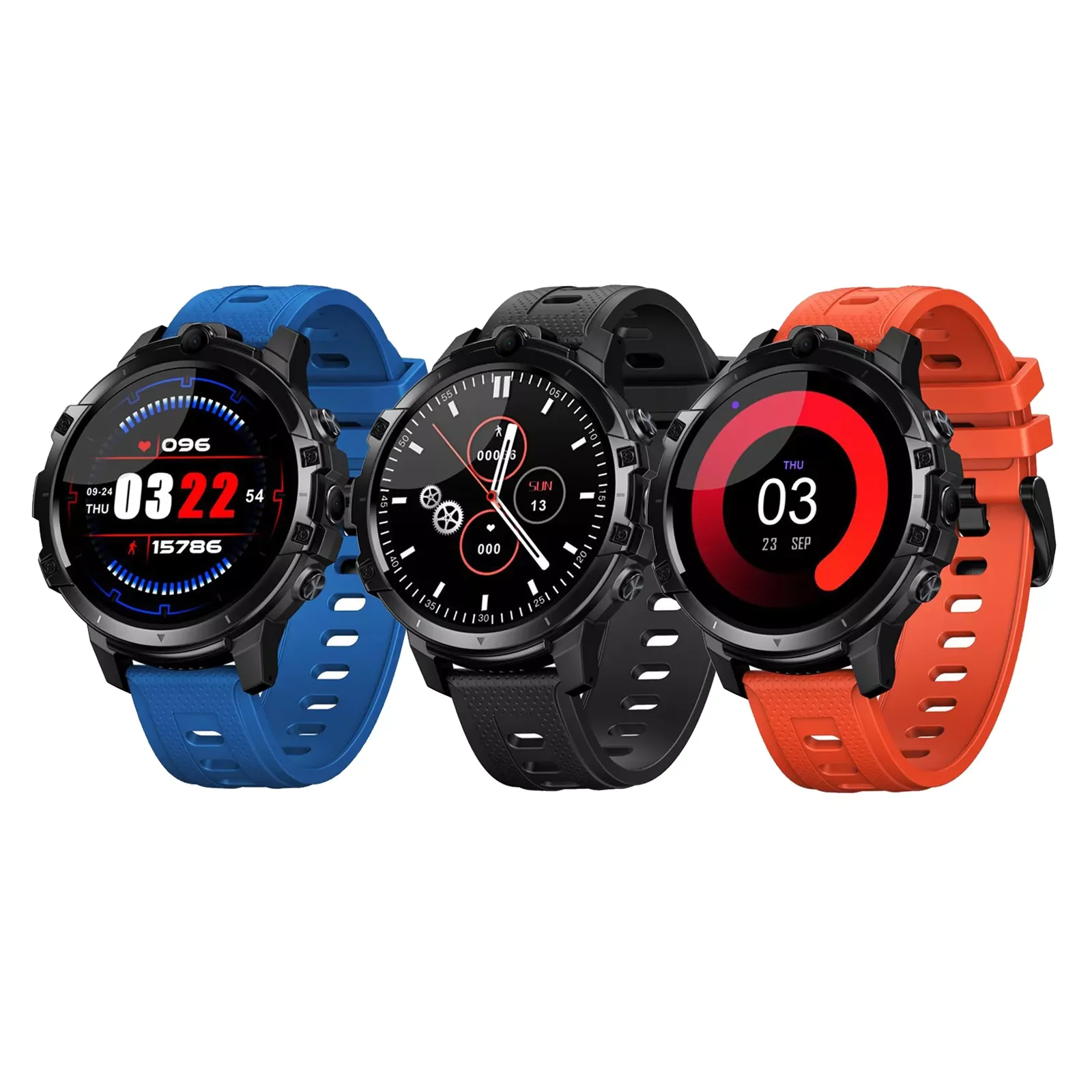 

4G Sports Smartwatch WiFi BT Octa Core 4GB+64GB with Android 10 Music Player