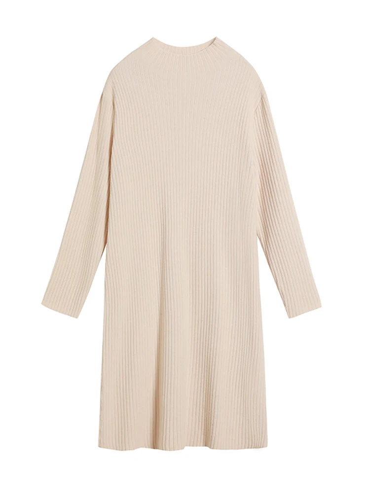 Lan Yu-Soft клейкое вязаное нижнее платье-свитер для женщин внутренняя одежда зимняя