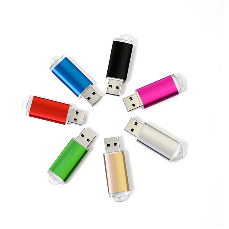 Флеш-накопитель USB цветной с лазерным логотипом 4/8/16/32/64/2 0 ГБ 50 шт./партия |