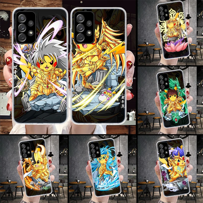 

Pokemon Pikachu Constellation Phone Case for Samsung Galaxy A53 A52 A13 A12 A73 A72 A23 A22 A33 A32 A03S A02S A42 5G A10S A20S C