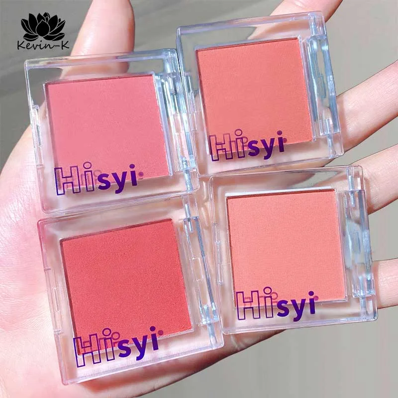 

Монохромные румяна, для макияжа, естественные мелирующие трехмерные тени для век