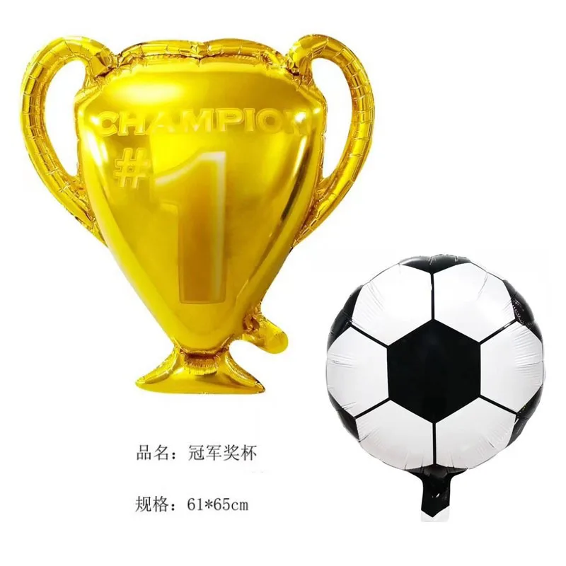 

Golden Champion Trophy Aluminum Film Balloon Football Trophy Balloon Children's Birthday Party Decoration Toy Ball