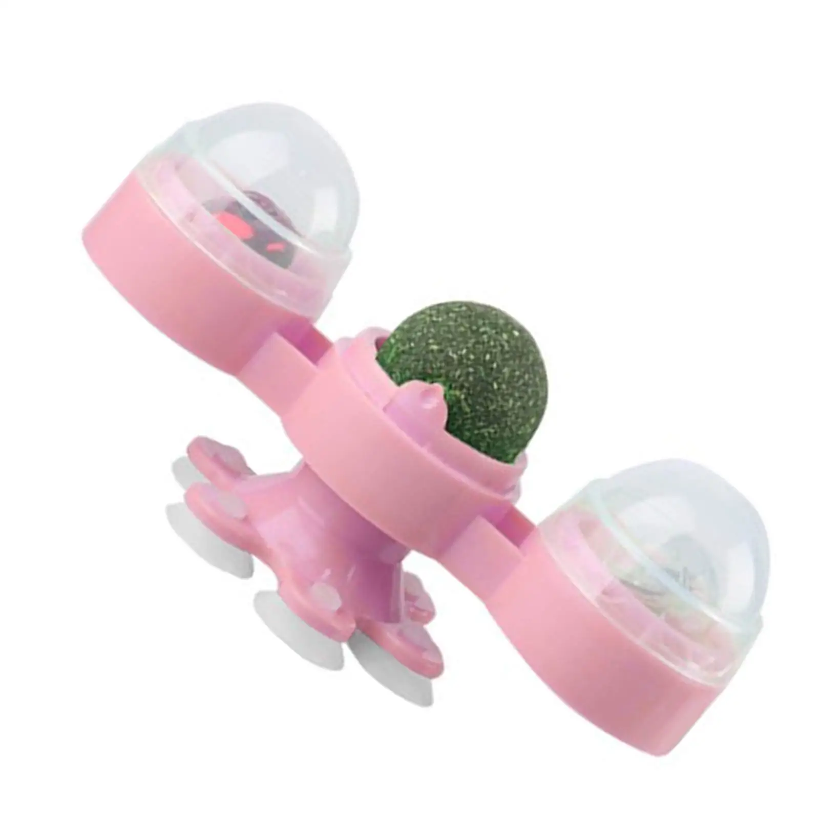 

Cat Windmill Toy Catnip Ball Spinner Rotating Turntable Cat Spinner Aggressive Kitten Chew Toy Flashing Light Teasing Cat Toy