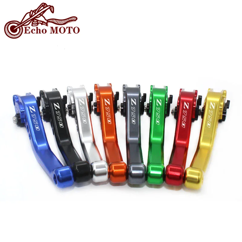 Для Z750 Z 750 2007 2008 2009 2010 2011 Мотоциклетные аксессуары Алюминиевый Korte Rem Koppeling Hevels LOGO